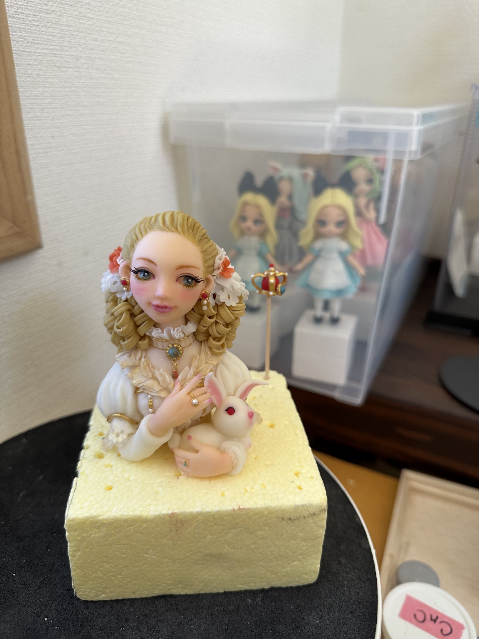 ウェディングドールの制作写真