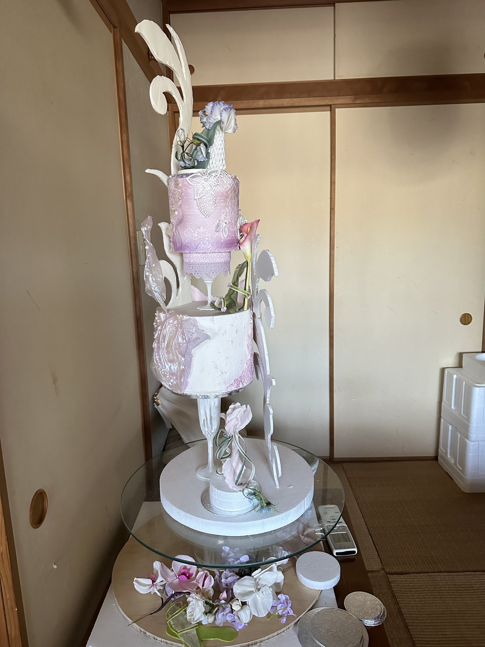 カウンターサンクトップの制作写真
